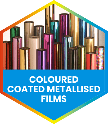 Coloured Coated Metalised Film