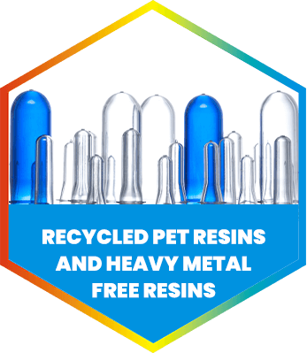Recycling PET Resins and Heavy metal free resins